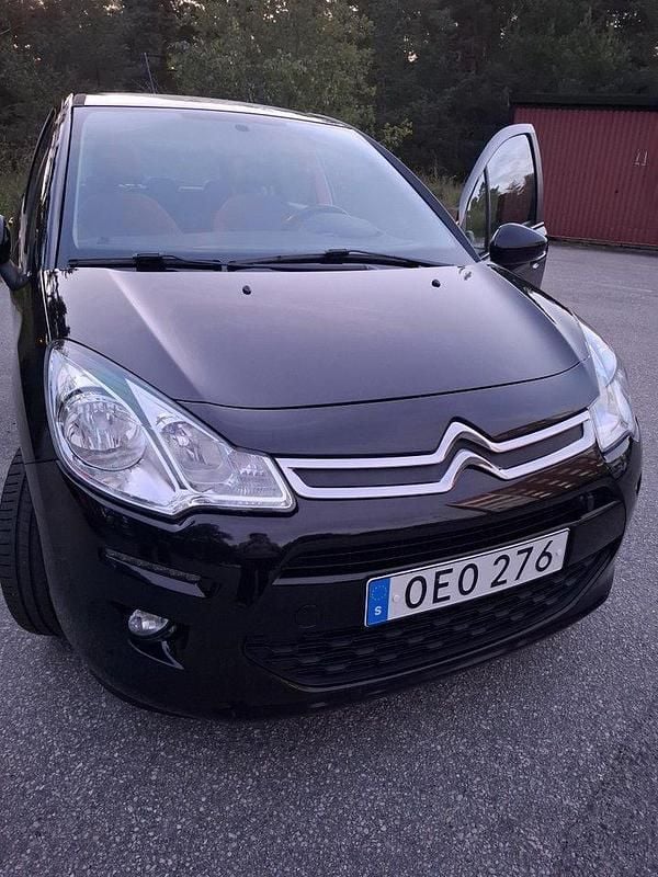 Svart Begagnad 2016 Citroën C3 Halvkombi | 42 500 kr (Superpris) - Bild 1/4