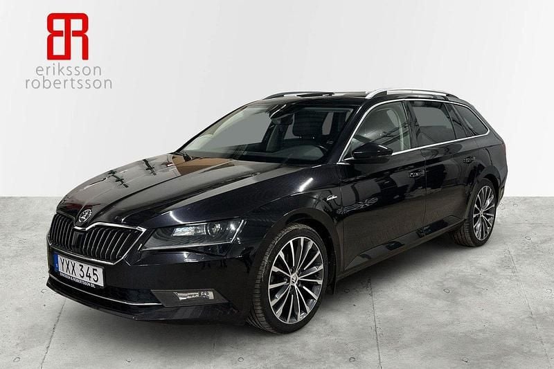 Svart Begagnad 2018 Skoda Superb LAURIN & KLEMENT Kombi | 239 900 kr (Lite dyr) - Bild 1/4