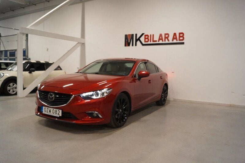 Röd Begagnad 2013 Mazda 6 Sedan | 129 900 kr (Bra pris) - Bild 1/4