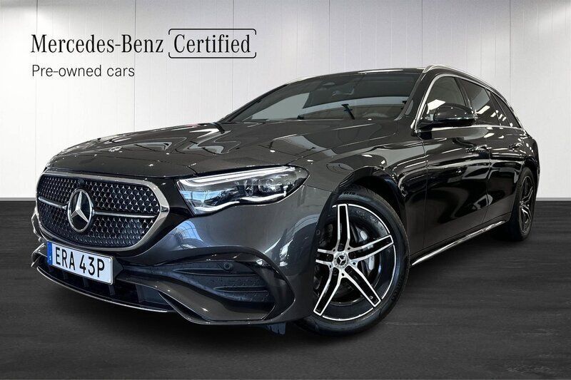 Grå Begagnad 2023 Mercedes E220 Premium Kombi | 649 000 kr (Dyr) - Bild 1/4