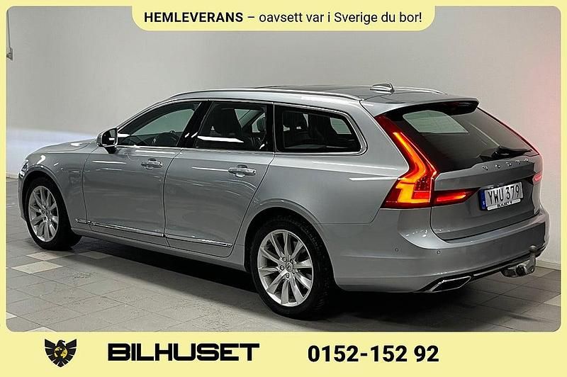 Begagnad Volvo V90 Inscription 150 HK (110 kW) 2017 Silver Kombi
