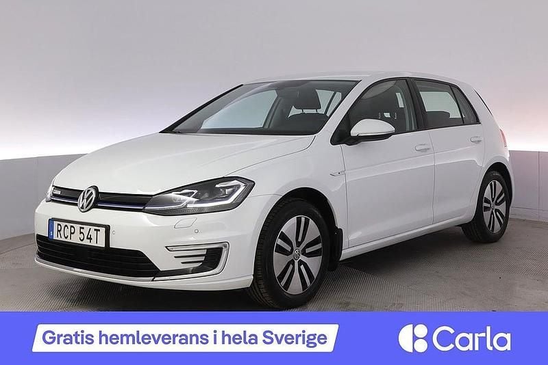 Begagnad VW e-Golf 100 kW (136 HK) 2020 Vit Halvkombi