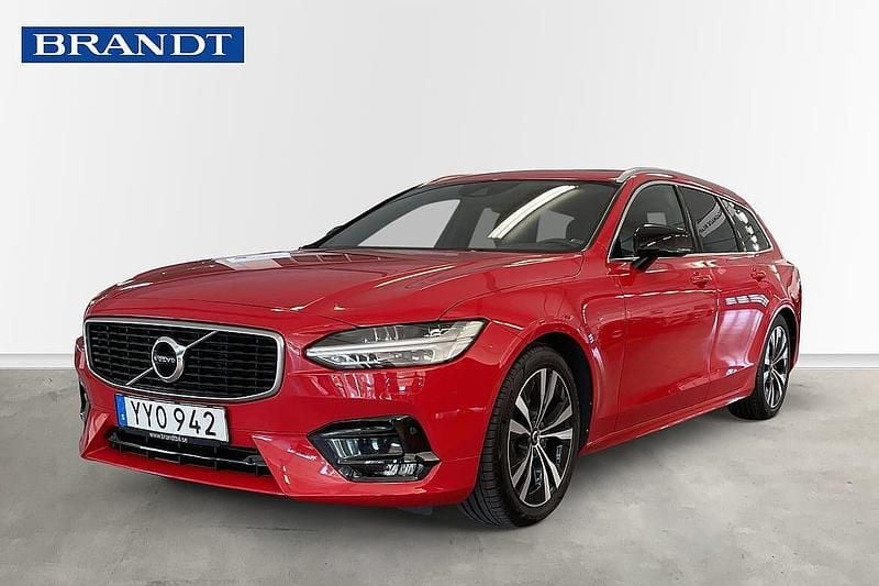 Röd Begagnad 2019 Volvo V90 R-Design Kombi | 354 800 kr (Lite dyr) - Bild 1/4