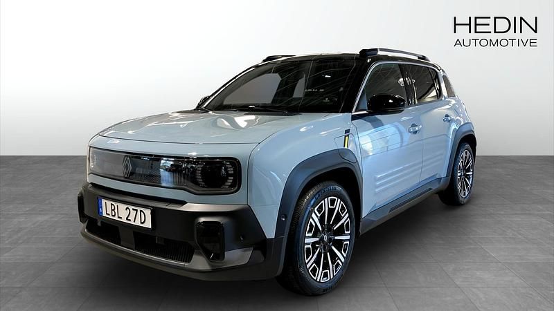 Blå (blue) Begagnad 2025 Renault 4 E-Tech Iconic SUV | 471 900 kr (Lite dyr) - Bild 1/4