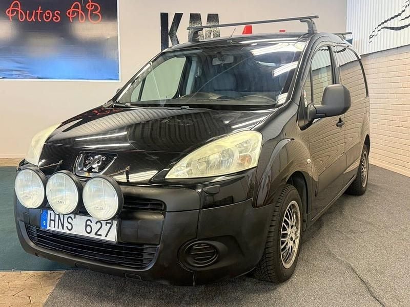 Svart Begagnad 2008 Peugeot Partner Minibuss | 34 900 kr (Lite dyr) - Bild 1/4