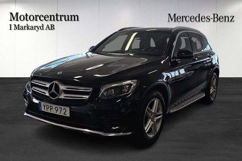 Svart Begagnad 2018 Mercedes GLC220 AMG SUV | 289 001 kr (Marknadspris) - Bild 1/4