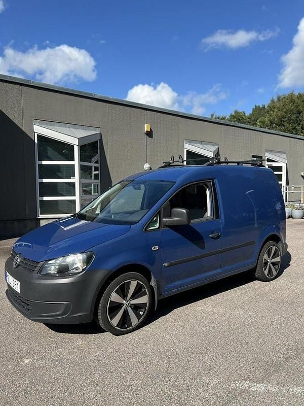 Blå Begagnad 2012 VW Caddy Minibuss | 74 999 kr (Marknadspris) - Bild 1/4