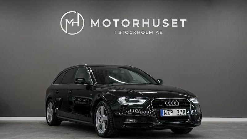 Begagnad Audi A4 S-Line 177 HK (130 kW) 2013 Svart Kombi