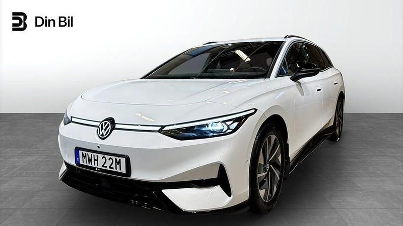 Vit Begagnad 2024 VW ID.7 Comfortline Kombi | 519 900 kr (Bra pris) - Bild 1/4