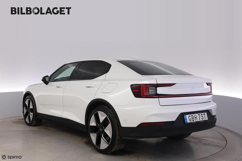 Begagnad Polestar 2 Long Range Single Motor 309 kW (421 HK) 2022 Vit Halvkombi