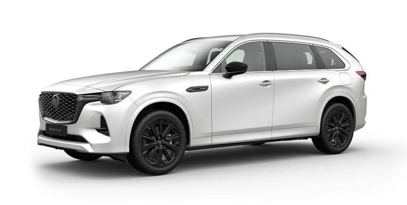 Rhodium white Ny 2025 Mazda CX-80 Homura-Line SUV | 599 900 kr (Superpris) - Bild 1/2