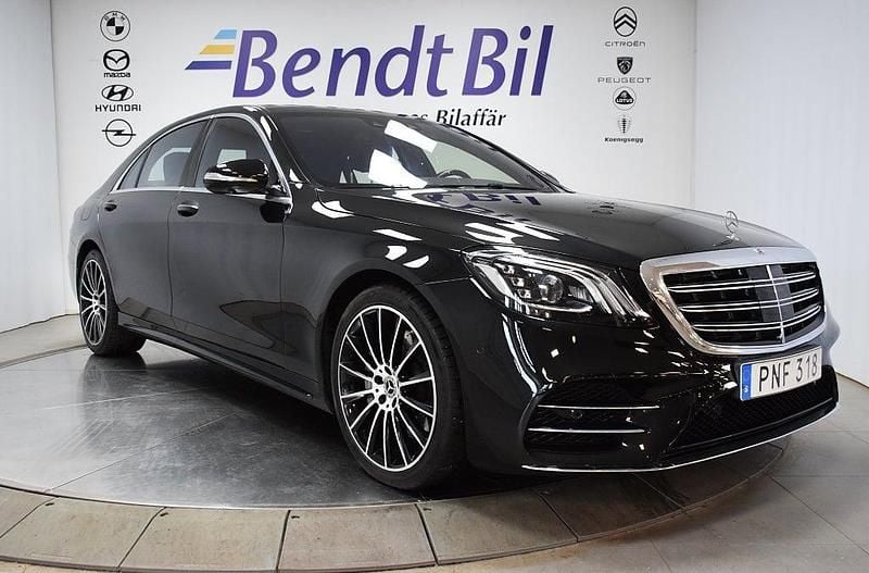 Svart Begagnad 2018 Mercedes S400 Exclusive Sedan | 669 500 kr (Lite dyr) - Bild 1/3