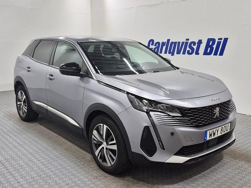 Begagnad Peugeot 3008 Allure 131 HK (96 kW) 2022 Grå (grå metallic) SUV
