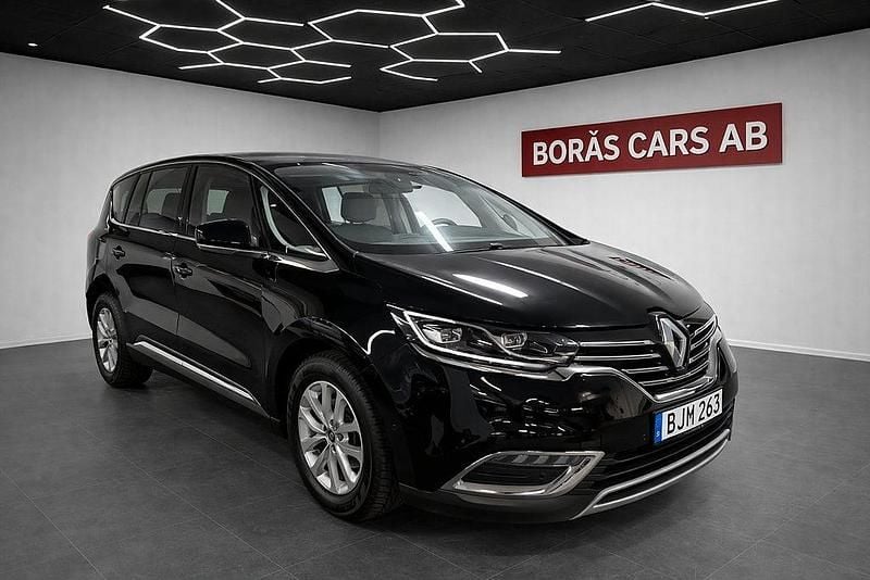 Svart Begagnad 2016 Renault Espace Minibuss | 159 900 kr (Marknadspris) - Bild 1/4