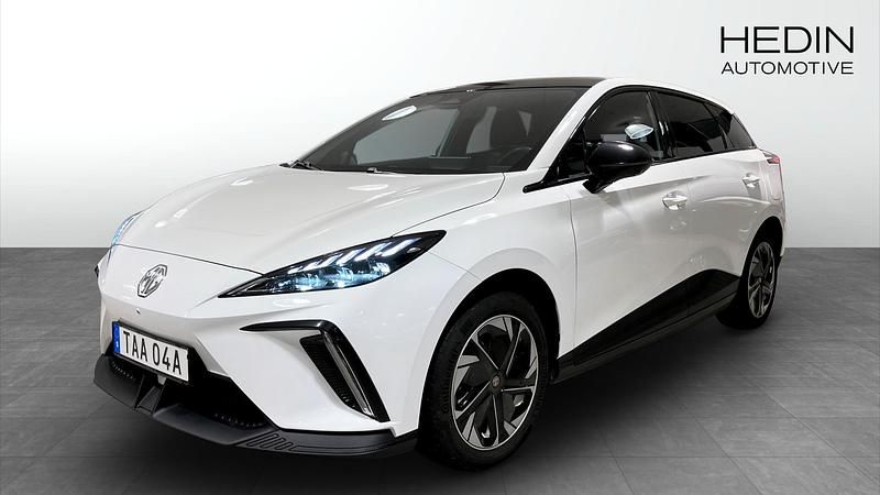Vit Begagnad 2022 MG MG4 EV Luxury Halvkombi | 269 900 kr (Marknadspris) - Bild 1/4
