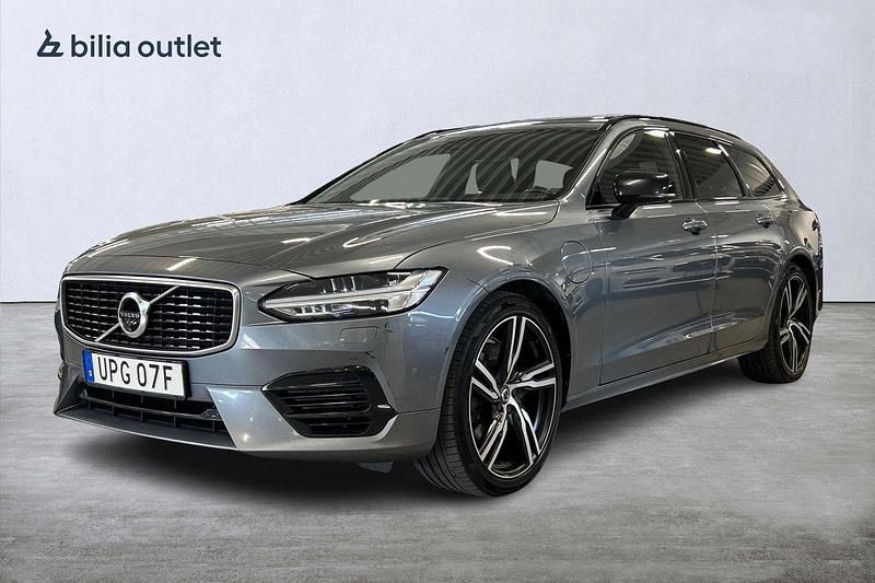 Grå Begagnad 2019 Volvo V90 R-Design Kombi | 279 900 kr (Marknadspris) - Bild 1/4