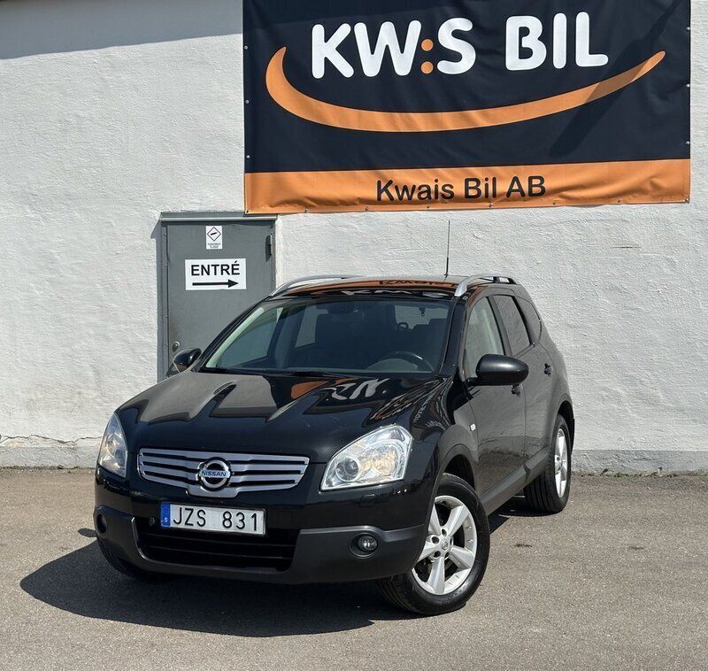 Svart Begagnad 2009 Nissan Qashqai +2 SUV | 39 900 kr (Marknadspris) - Bild 1/4
