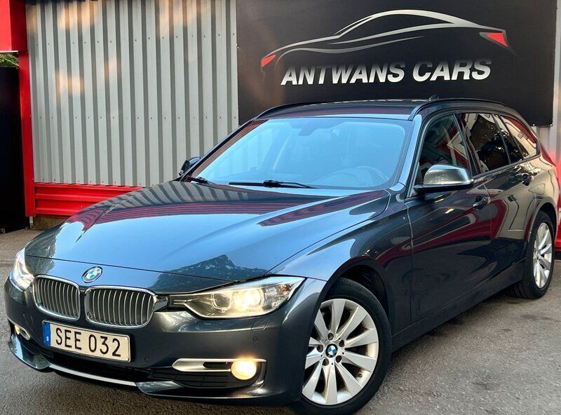 Grå Begagnad 2014 BMW 320 Kombi | 159 900 kr (Marknadspris) - Bild 1/4