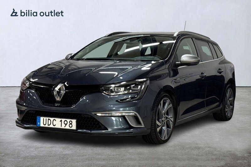 Grå Begagnad 2018 Renault Mégane GrandTour Bose Edition Kombi | 149 900 kr (Marknadspris) - Bild 1/3