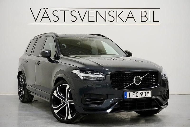Grå Begagnad 2021 Volvo XC90 R-Design SUV | 509 000 kr (Superpris) - Bild 1/4
