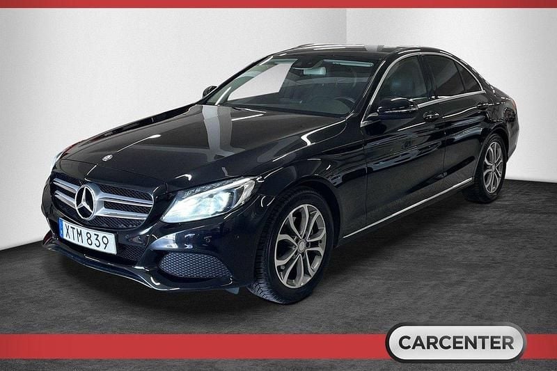 Svart Begagnad 2016 Mercedes C200 Avantgarde Sedan | 199 500 kr (Bra pris) - Bild 1/4