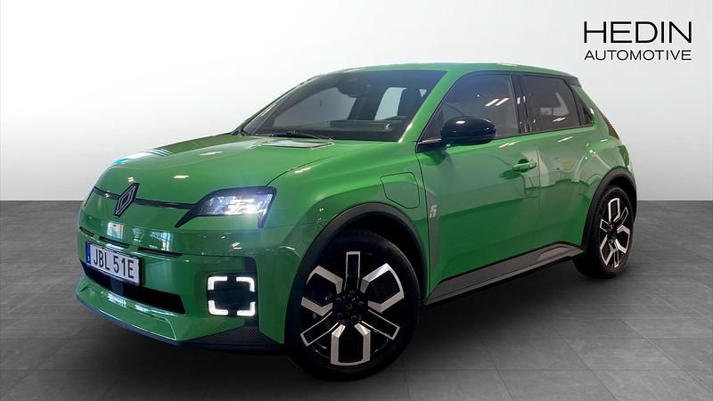 Grön (green) Ny 2025 Renault R5 Techno Halvkombi | 407 800 kr - Bild 1/4