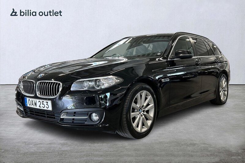 Svart Begagnad 2017 BMW 520 Kombi | 149 900 kr (Bra pris) - Bild 1/3
