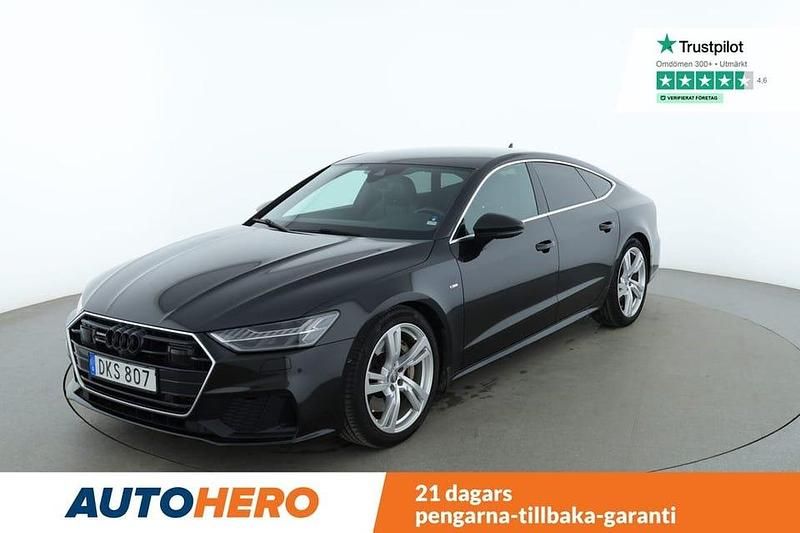 Grå Begagnad 2019 Audi A7 Sedan | 406 000 kr - Bild 1/4