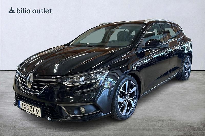 Svart Begagnad 2017 Renault Mégane GrandTour Bose Edition Kombi | 94 900 kr (Marknadspris) - Bild 1/3