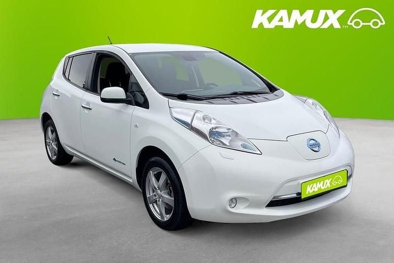 Vit Begagnad 2014 Nissan Leaf Halvkombi | 69 900 kr (Bra pris) - Bild 1/4