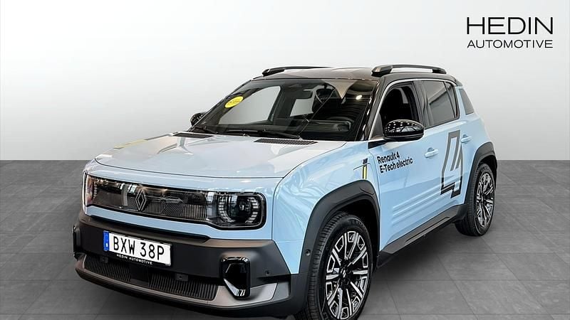 Blå Ny 2025 Renault R4 Iconic Halvkombi | 476 800 kr - Bild 1/4