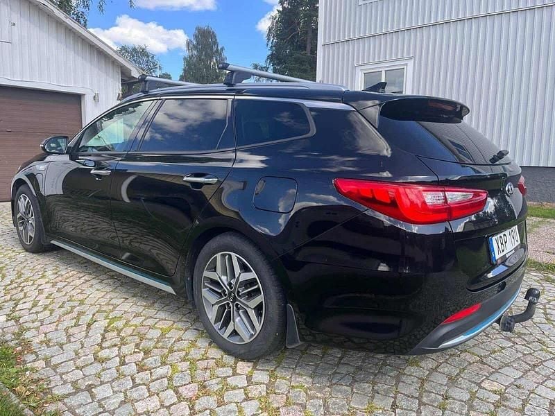Svart Begagnad 2019 Kia Optima Hybrid Advance Sedan | 155 000 kr (Marknadspris) - Bild 1/4