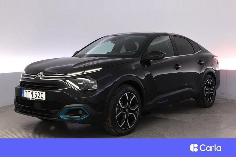 Svart Begagnad 2022 Citroën e-C4 Exclusive Sedan | 239 900 kr (Marknadspris) - Bild 1/4