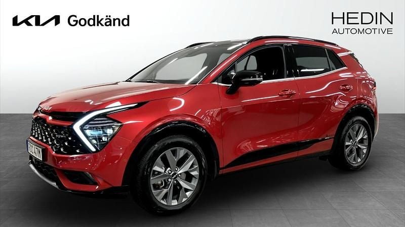 Röd (red) Begagnad 2022 Kia Sportage GT-Line SUV | 359 900 kr (Bra pris) - Bild 1/4
