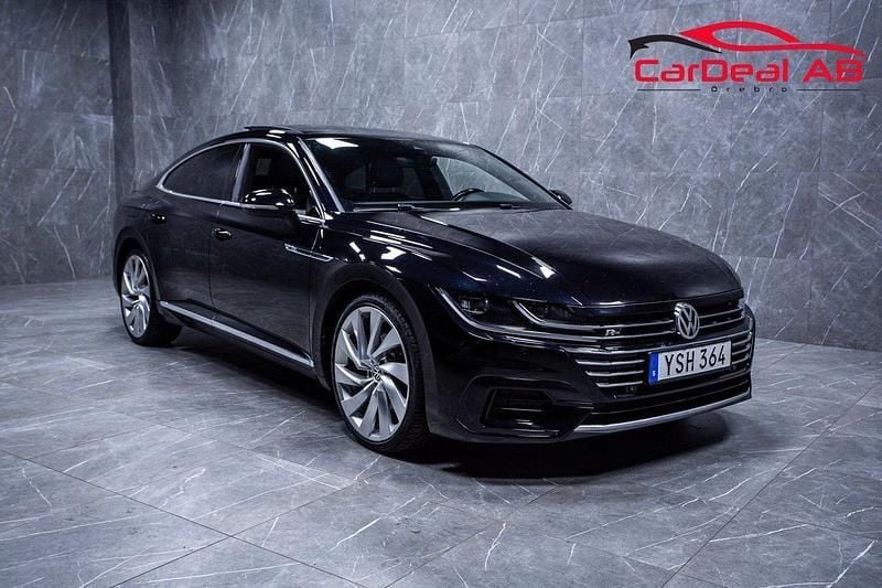 Svart Begagnad 2017 VW Arteon GTS Halvkombi | 198 800 kr (Dyr) - Bild 1/4