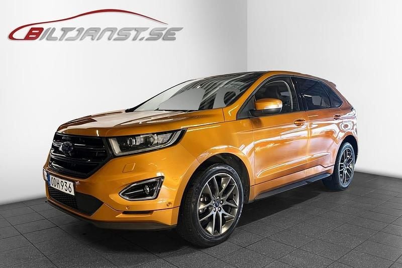 Orange Begagnad 2016 Ford Edge SUV | 189 800 kr (Marknadspris) - Bild 1/4