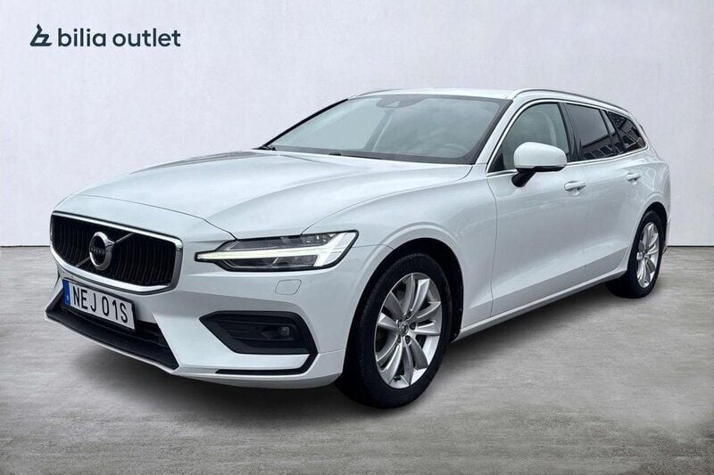 Vit Begagnad 2020 Volvo V60 Kombi | 269 900 kr (Marknadspris) - Bild 1/4