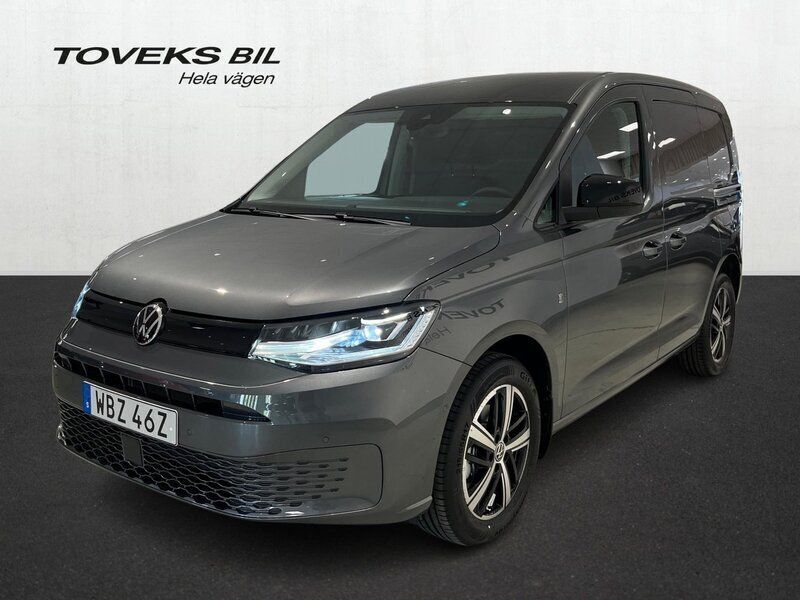 Grå Ny 2025 VW Caddy Minibuss | 470 900 kr - Bild 1/4