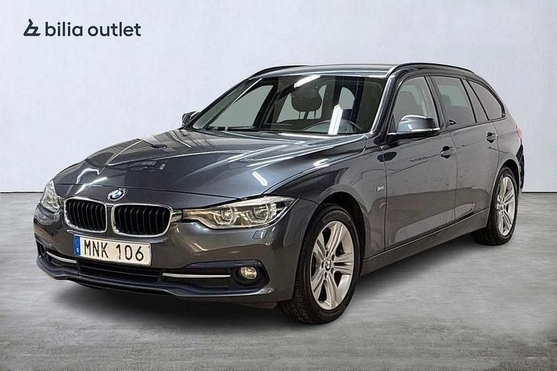Grå Begagnad 2017 BMW 318 Sport Line Kombi | 109 900 kr (Marknadspris) - Bild 1/3