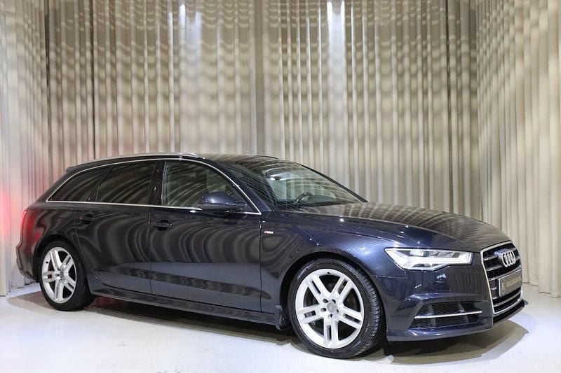 Blå Begagnad 2018 Audi A6 S-Line Kombi | 199 900 kr (Superpris) - Bild 1/4