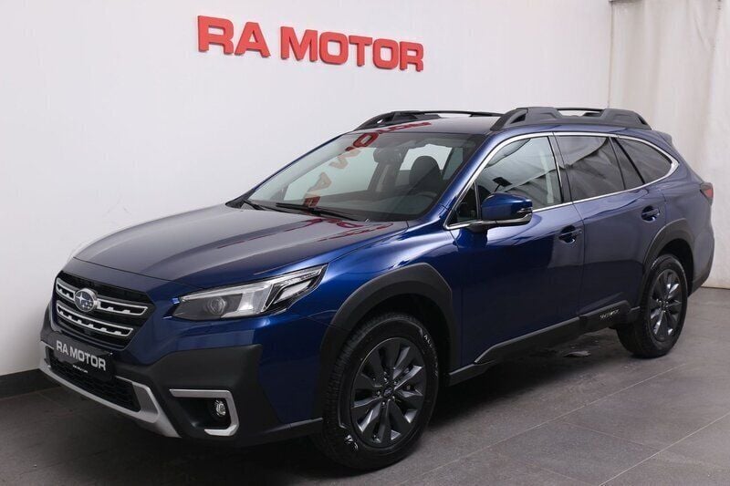 Blå (sapphire blue) Begagnad 2023 Subaru Outback SUV | 464 900 kr (Marknadspris) - Bild 1/4
