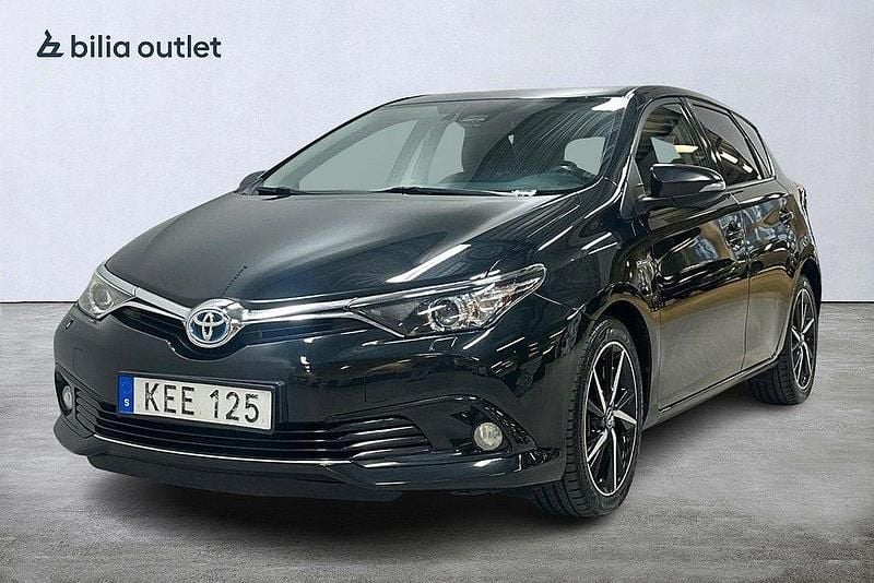 Svart Begagnad 2017 Toyota Auris Hybrid Edition Halvkombi | 129 900 kr (Marknadspris) - Bild 1/3