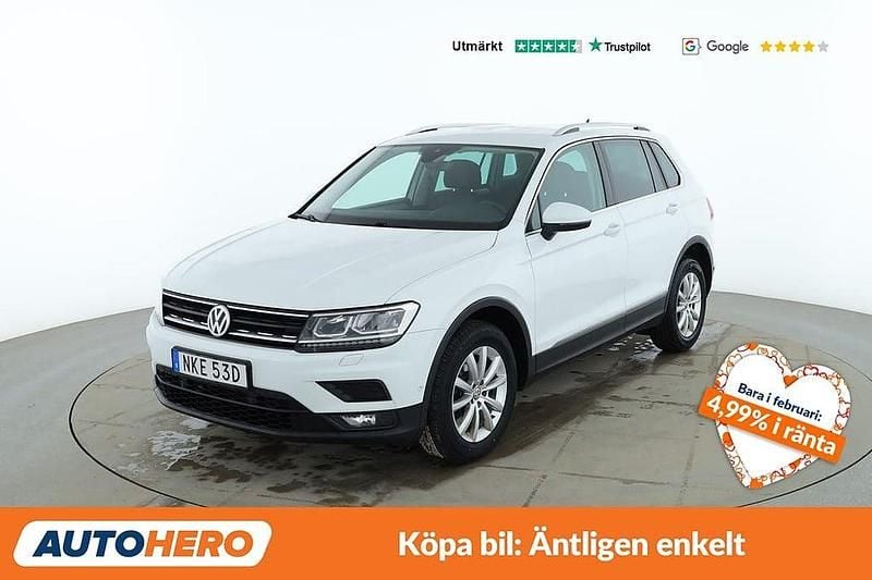 Begagnad VW Tiguan 192 HK (141 kW) 2019 Vit SUV