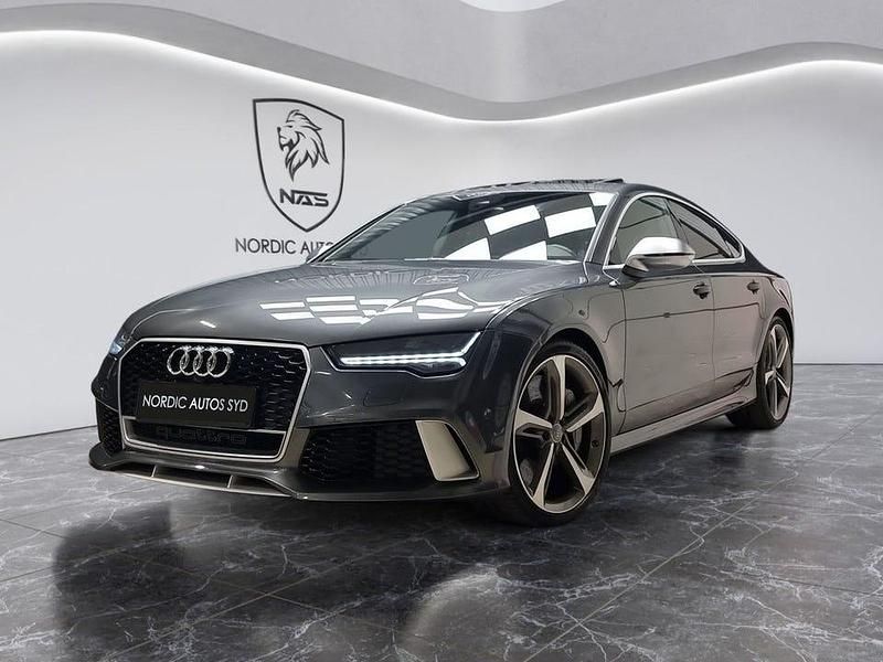 Mörkgrå (grå) Begagnad 2016 Audi RS7 Sport Halvkombi | 499 900 kr (Marknadspris) - Bild 1/4
