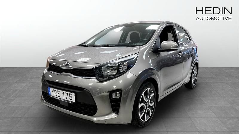 Svart Begagnad 2018 Kia Picanto Advance Halvkombi | 99 900 kr (Marknadspris) - Bild 1/4
