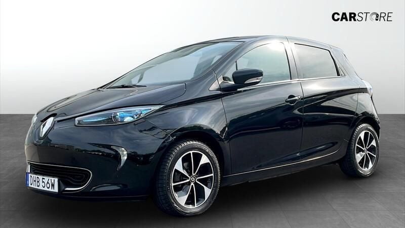 Svart (black) Begagnad 2019 Renault Zoe Halvkombi | 89 900 kr (Superpris) - Bild 1/4