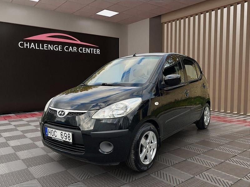 Svart Begagnad 2008 Hyundai i10 Halvkombi | 59 900 kr (Lite dyr) - Bild 1/4