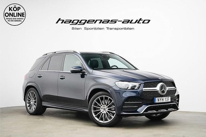 Mörkblå Begagnad 2020 Mercedes GLE350 AMG SUV | 529 000 kr (Bra pris) - Bild 1/4