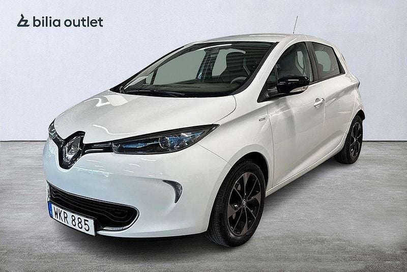 Vit Begagnad 2018 Renault Zoe Bose Edition Halvkombi | 129 900 kr (Lite dyr) - Bild 1/4