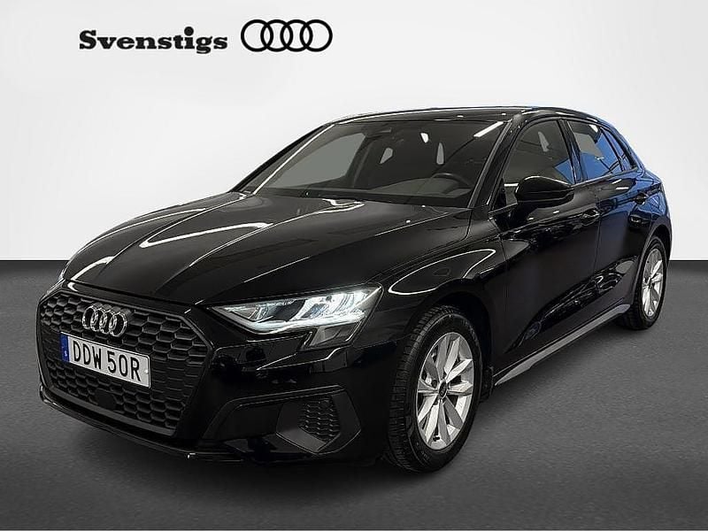 Begagnad Audi A3 Sportback Proline 150 HK (110 kW) 2023 Svart Halvkombi